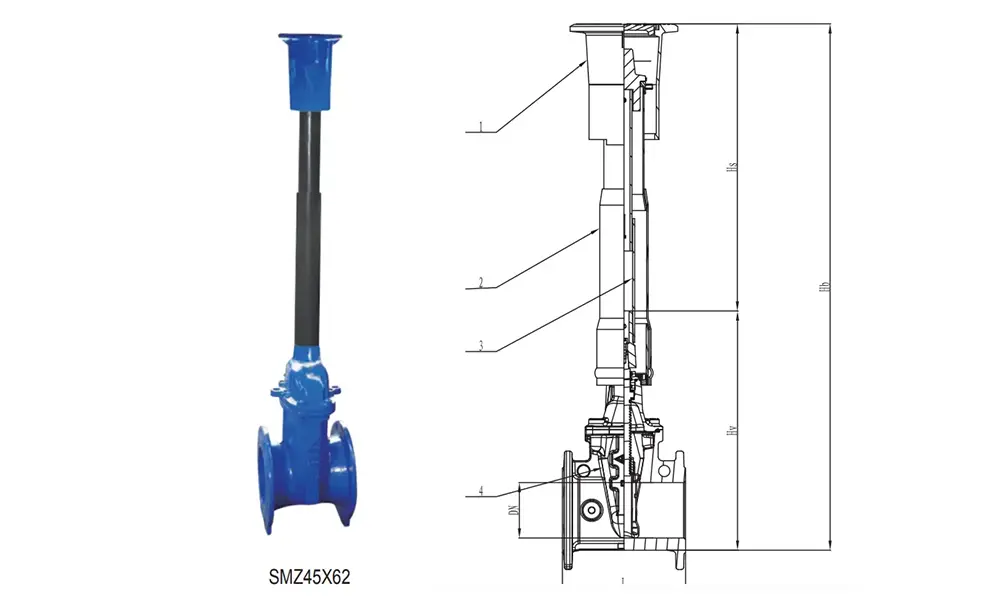 Buried Gate Valve for Underground Application
