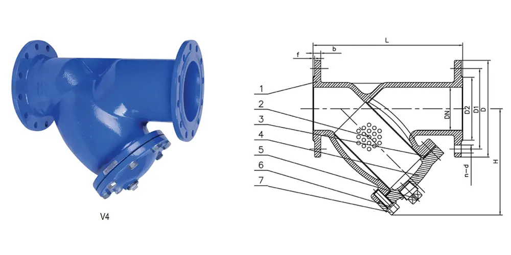 Flanged Y-Type Strainer