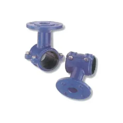 Yên với ổ cắm mặt bích cho ống PVC/PE